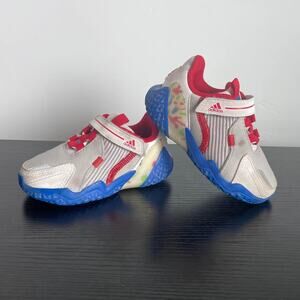 Adidas Retro toddler shoes sz 7 c red white blue eco Ortholite
